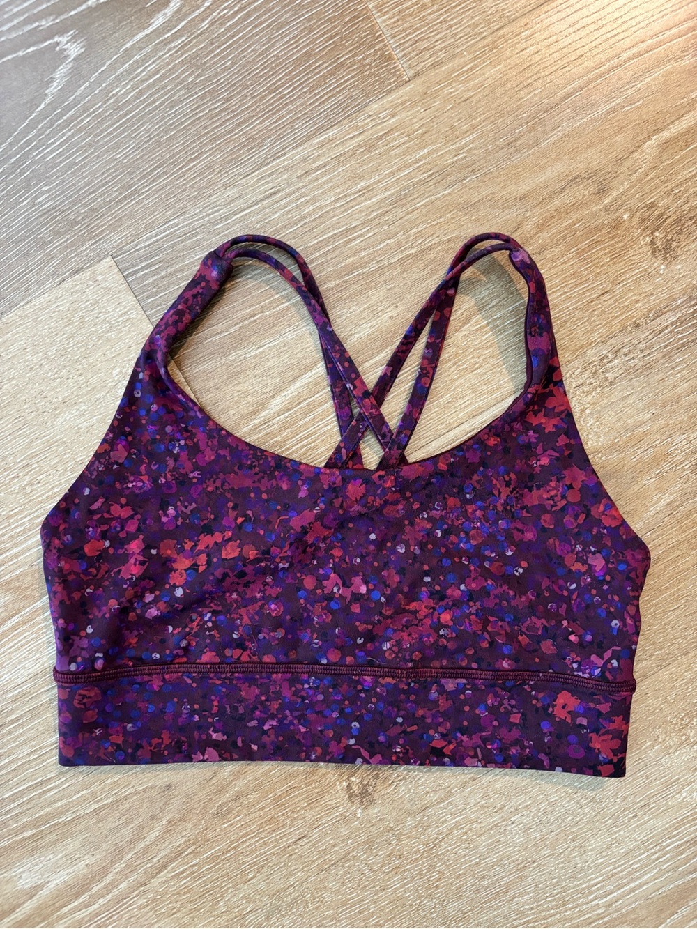 Lululemon floral sports bra size 8